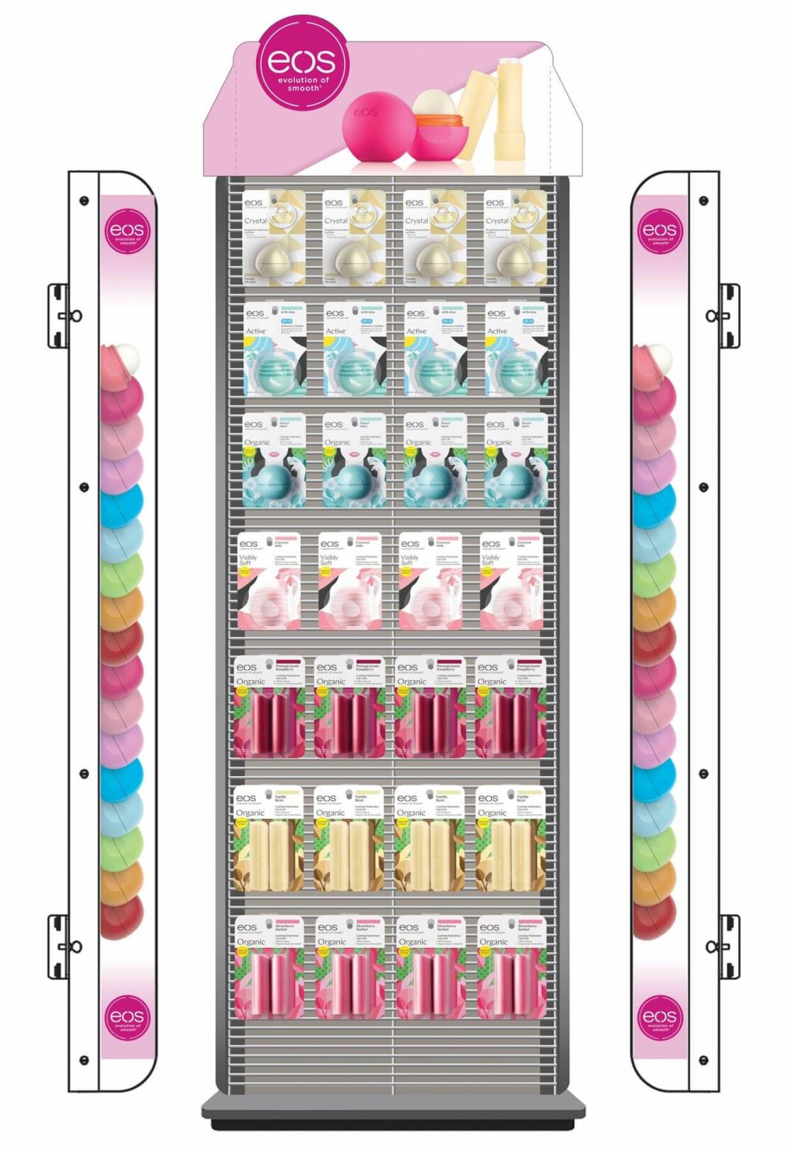 Sidecap Displays for Retail CPG